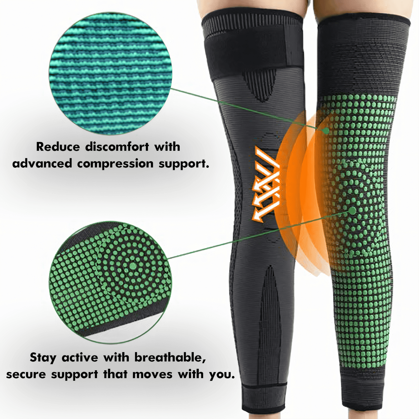 HeatFlex Knee Compression Sleeve